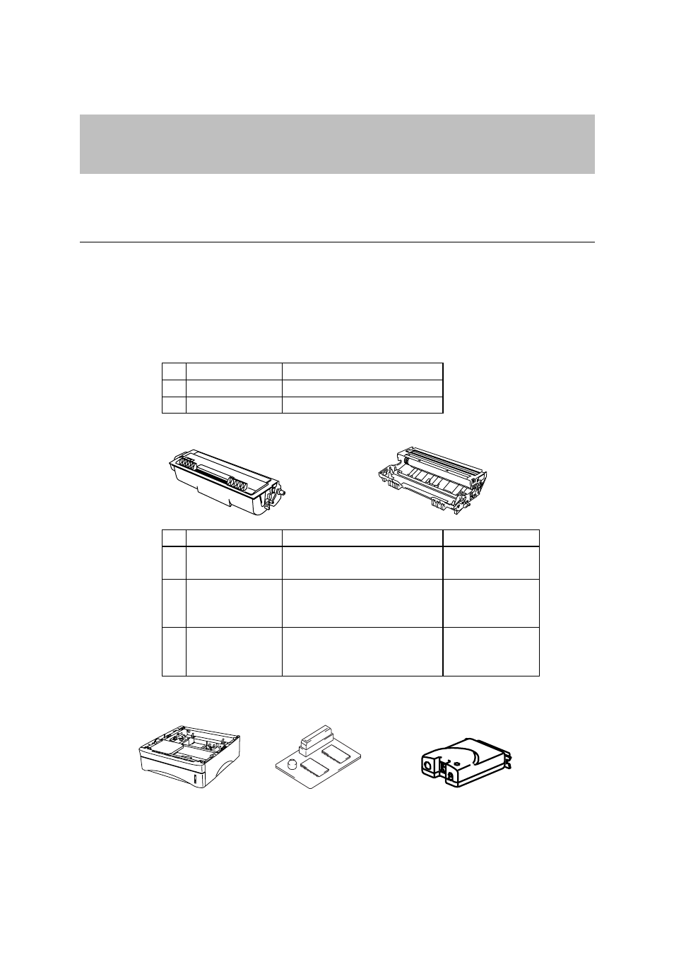 Chapter 2 options, Optional accessories and supplies, Ptional | Ccessories and, Upplies | Brother P2500 User Manual | Page 58 / 130