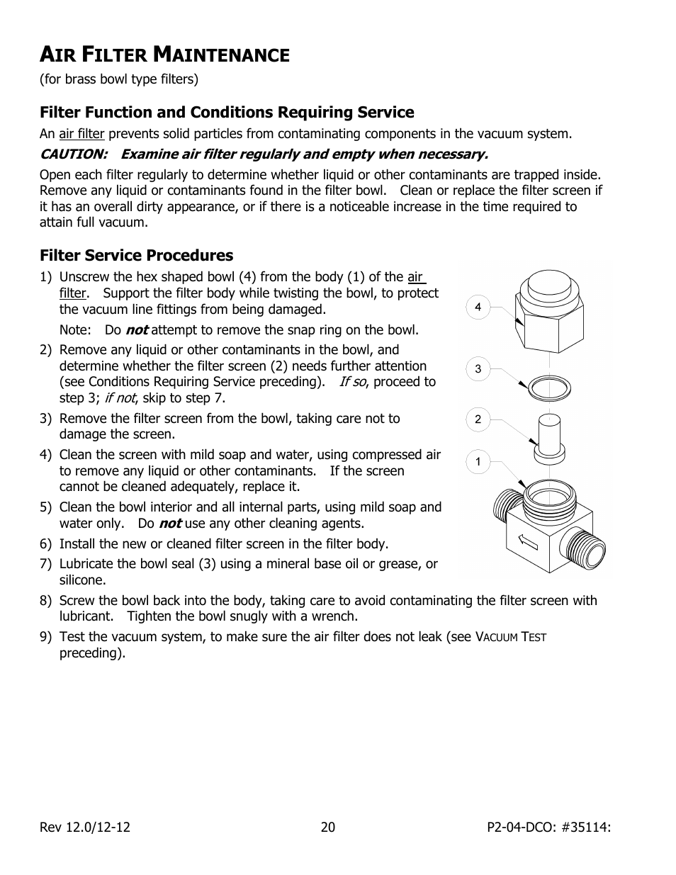 Ilter, Aintenance | Wood’s Powr-Grip P211047DC User Manual | Page 22 / 30