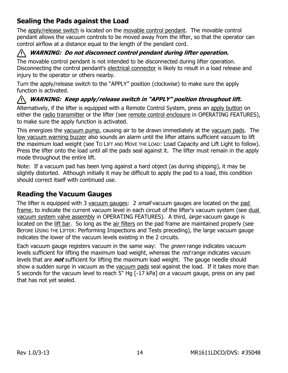 Wood’s Powr-Grip MR1611LDCO User Manual | Page 16 / 38