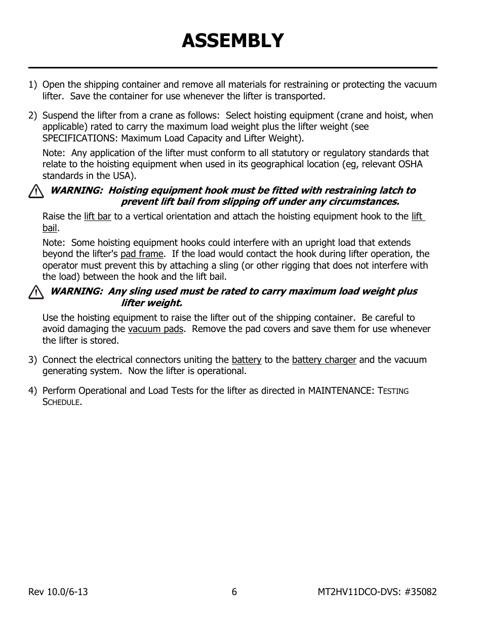 Assembly | Wood’s Powr-Grip MT2HV11DC User Manual | Page 8 / 30