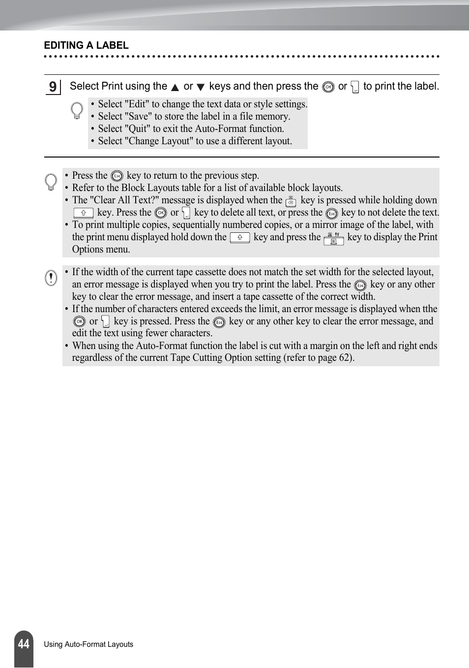 Brother P-touch PT-2700 User Manual | Page 46 / 91