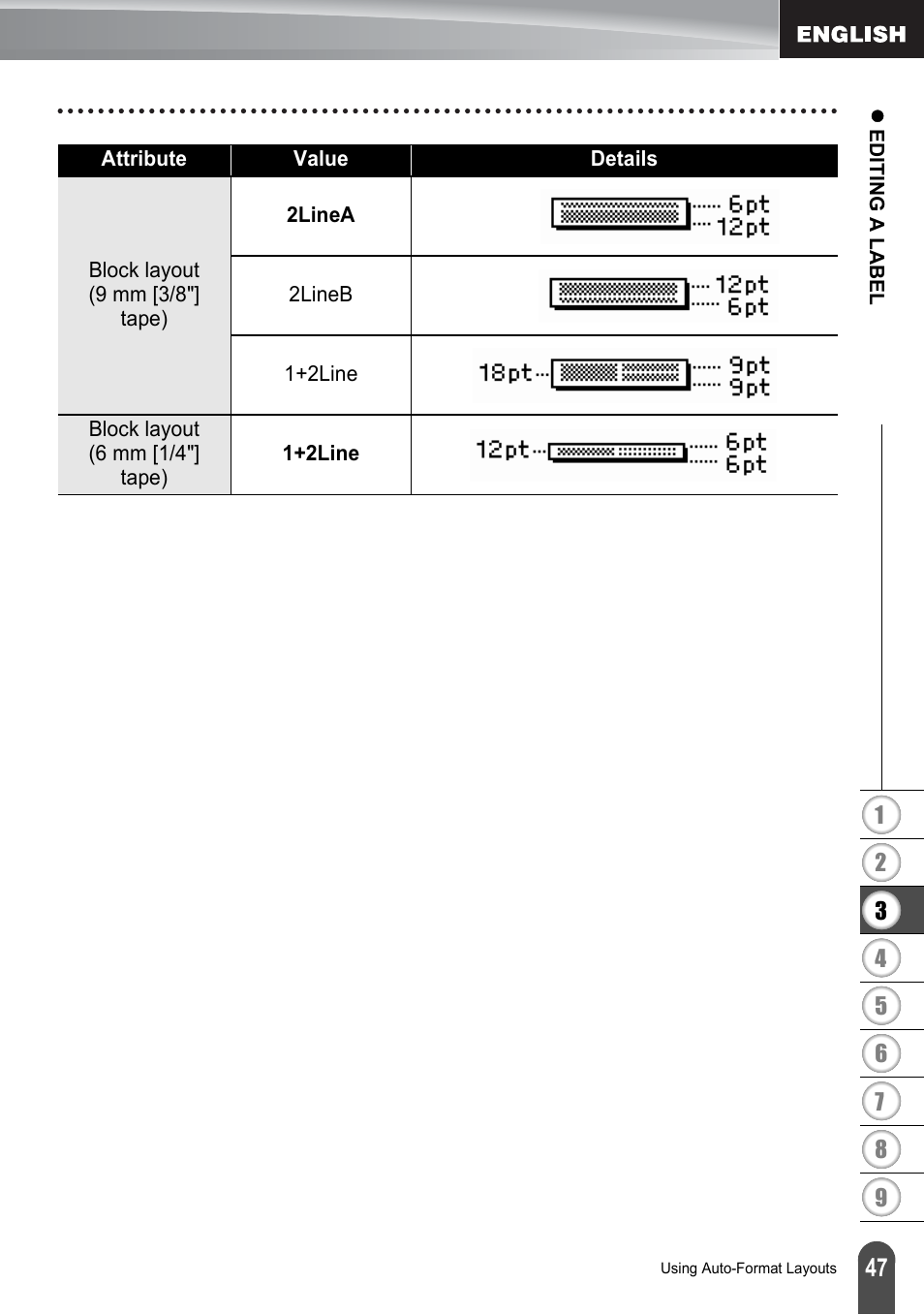 Brother P-touch PT-2700 User Manual | Page 49 / 91