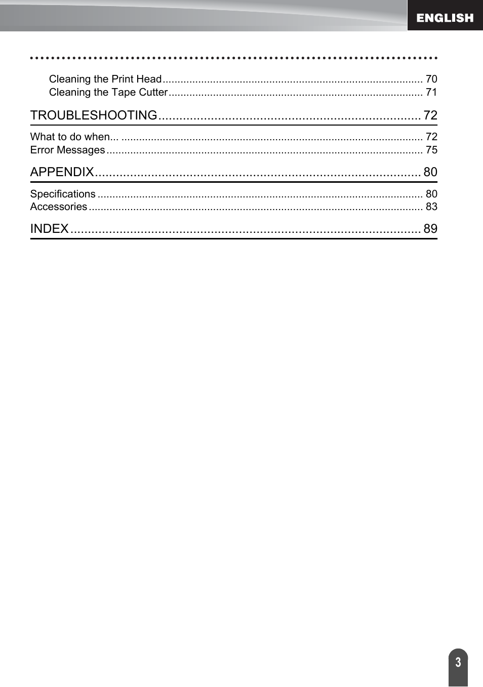 Brother P-touch PT-2700 User Manual | Page 5 / 91