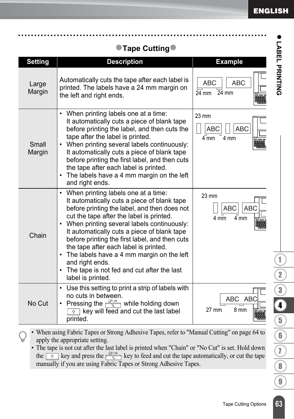 Brother P-touch PT-2700 User Manual | Page 65 / 91