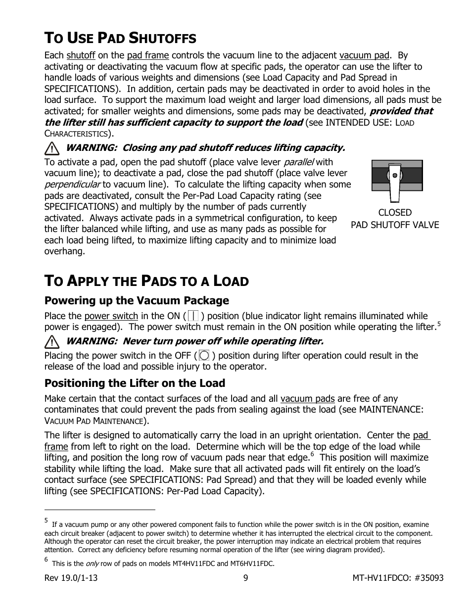 Hutoffs, Pply the, Ads to a | Wood’s Powr-Grip MT10HV11FDCO User Manual | Page 11 / 27