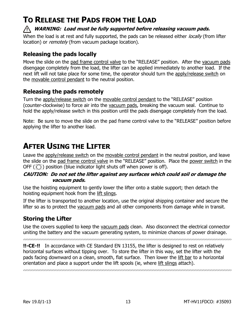 Wood’s Powr-Grip MT10HV11FDCO User Manual | Page 15 / 27