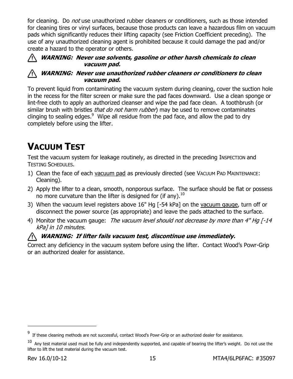 Acuum | Wood’s Powr-Grip MTA6LP6FAC User Manual | Page 17 / 21