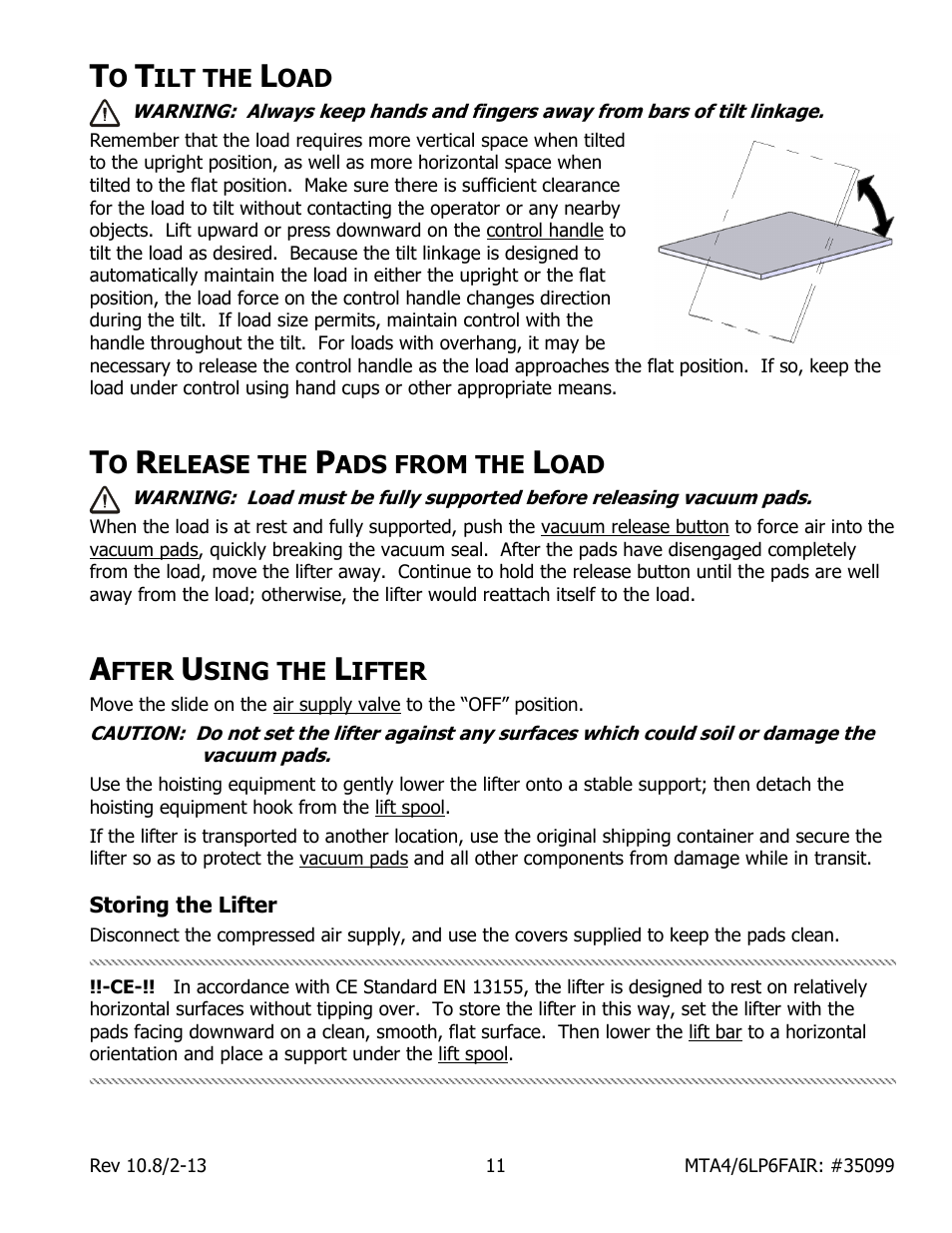 Wood’s Powr-Grip MTA6LP6FAIR User Manual | Page 13 / 20