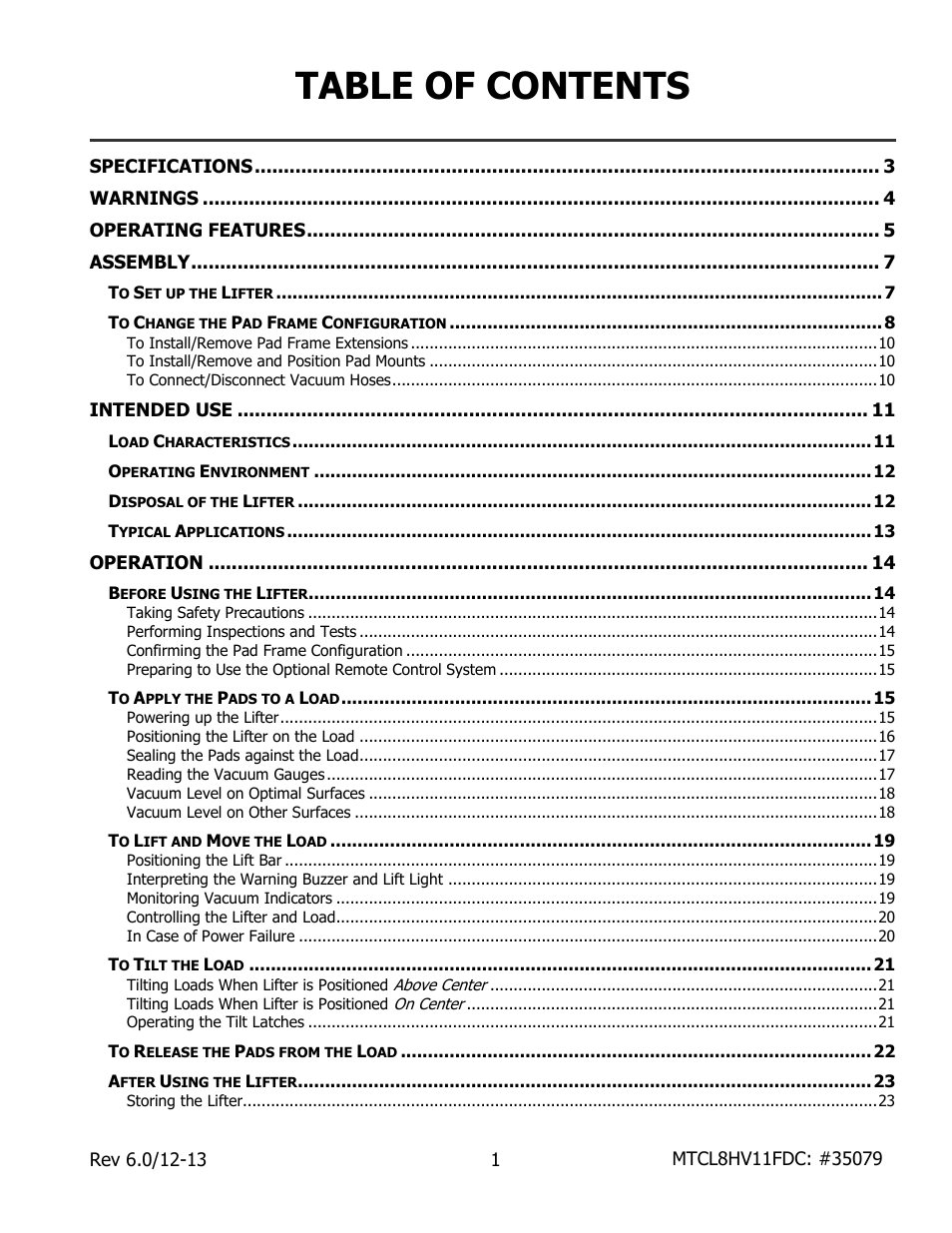 Wood’s Powr-Grip MTCL8FS10TDC User Manual | Page 3 / 42