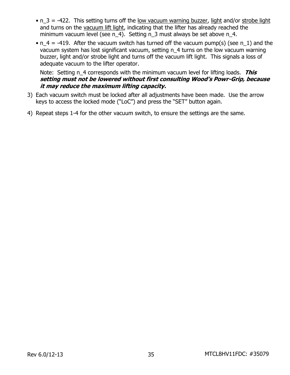 Wood’s Powr-Grip MTCL8FS10TDC User Manual | Page 37 / 42