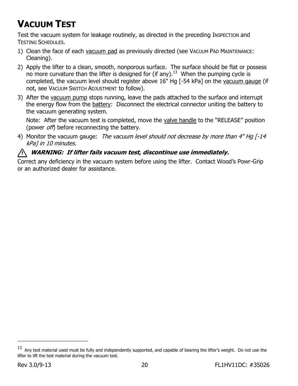Acuum | Wood’s Powr-Grip FL1HV11DC User Manual | Page 22 / 30