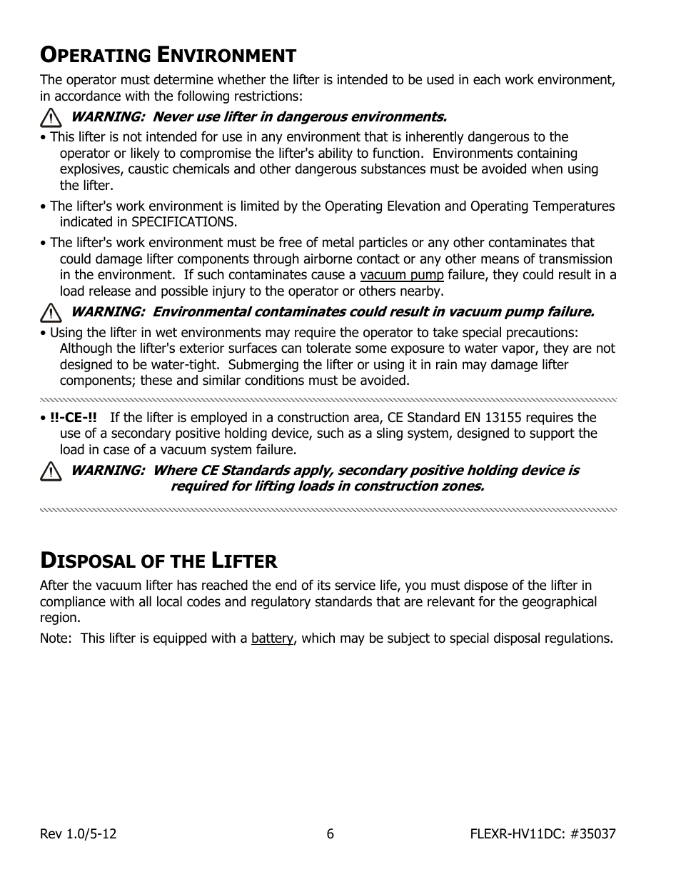 Wood’s Powr-Grip FLEXR6HV11DC User Manual | Page 8 / 28