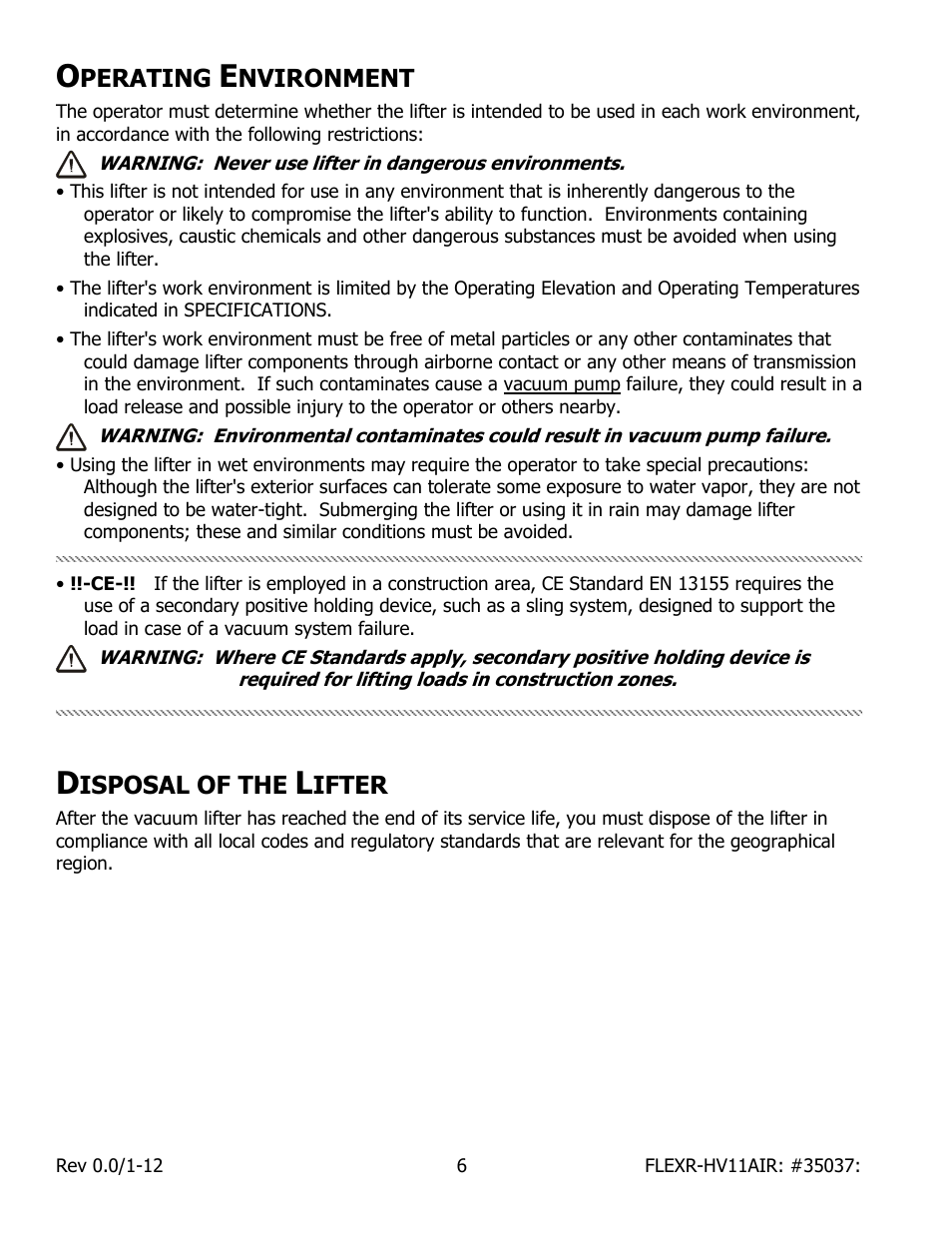 Wood’s Powr-Grip FLEXR6HV11AIR User Manual | Page 8 / 22