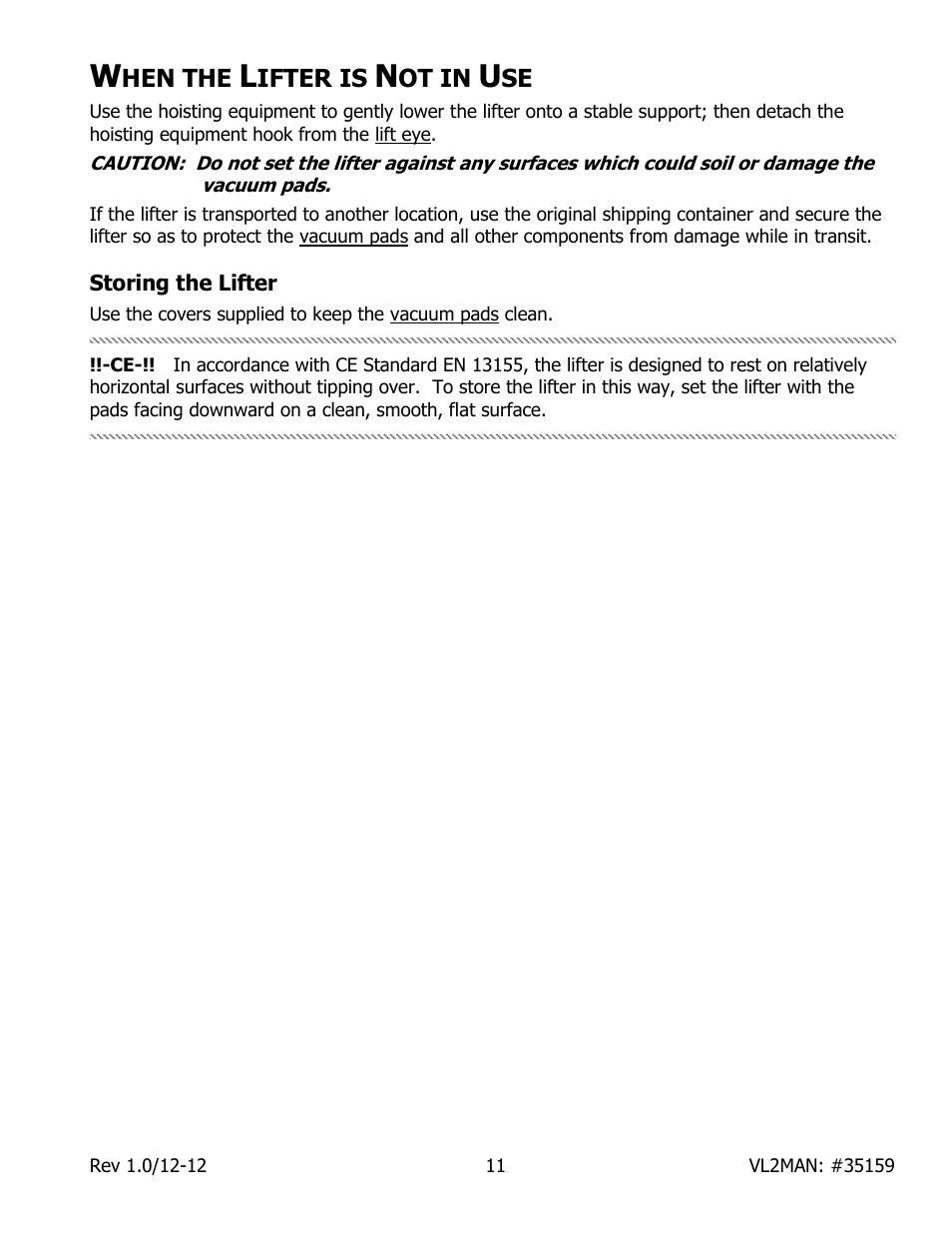 Wood’s Powr-Grip VL2MAN User Manual | Page 13 / 19