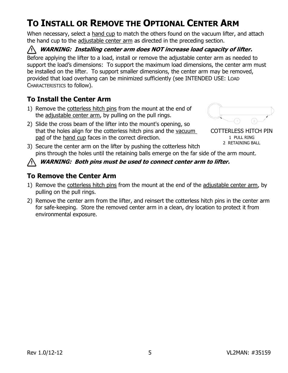 Wood’s Powr-Grip VL2MAN User Manual | Page 7 / 19