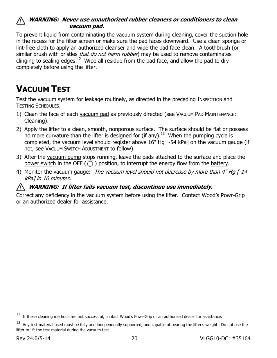 Acuum | Wood’s Powr-Grip VLGG1011LDC User Manual | Page 22 / 32