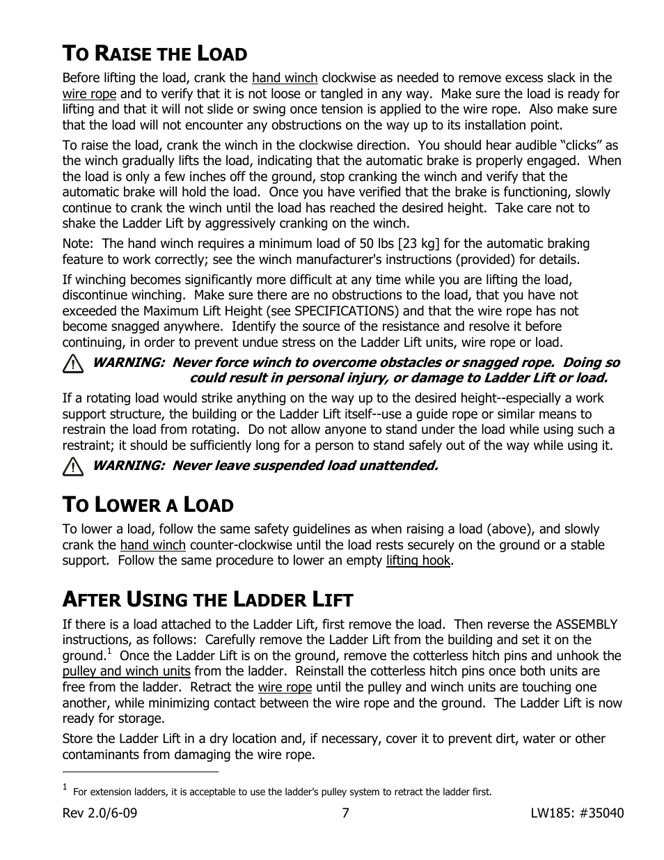 Wood’s Powr-Grip LL185 User Manual | Page 9 / 14