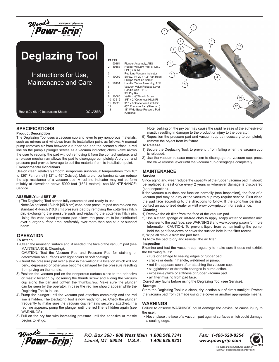 Wood’s Powr-Grip N4000DGT User Manual | 2 pages