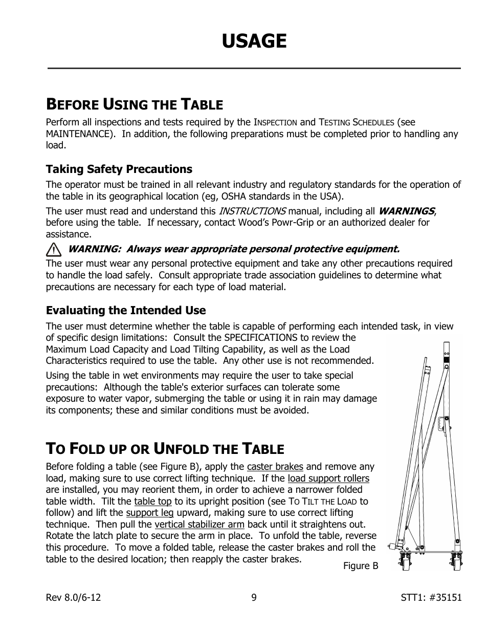 Usage | Wood’s Powr-Grip STT1 User Manual | Page 11 / 16