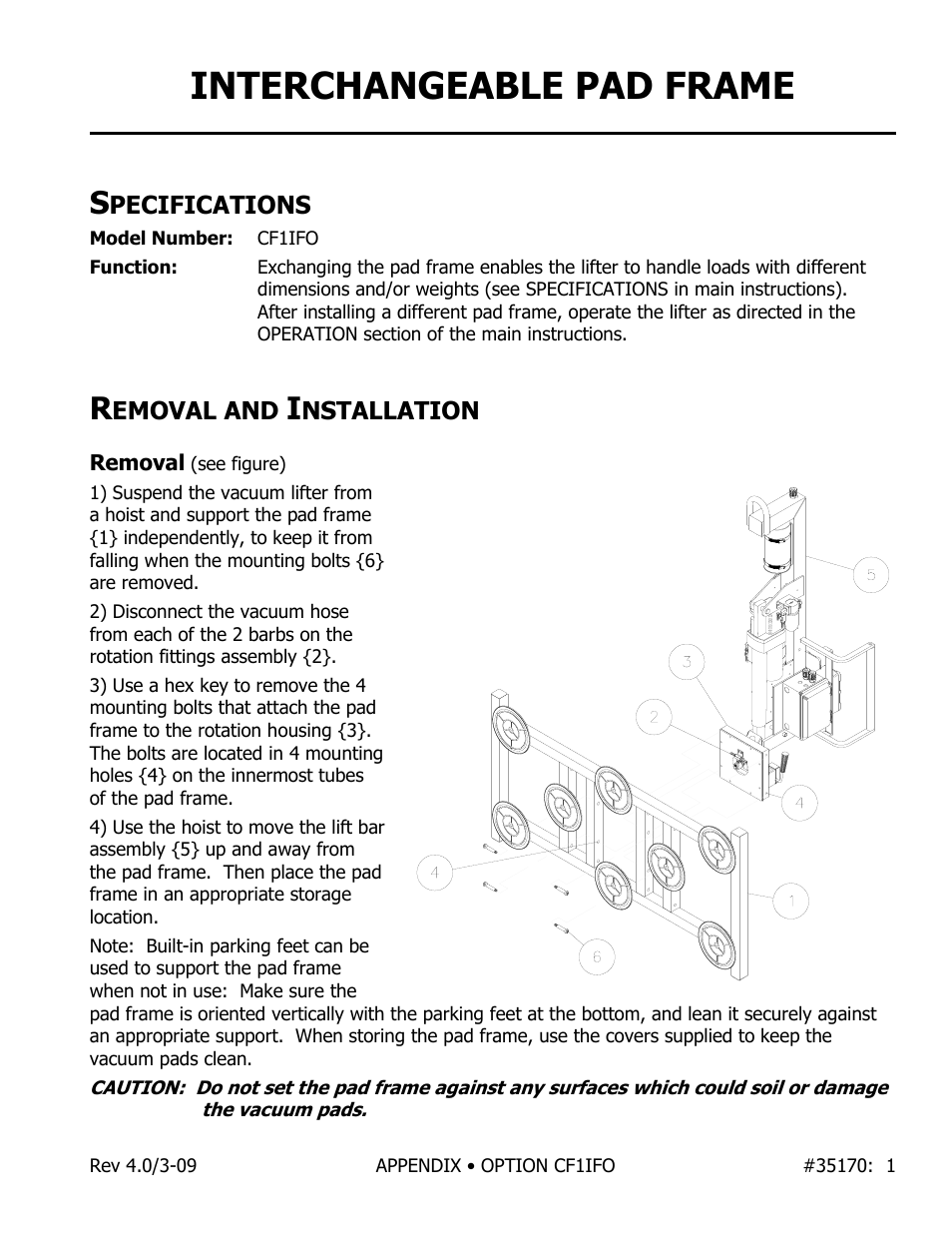 Wood’s Powr-Grip CF1IFO User Manual | 2 pages