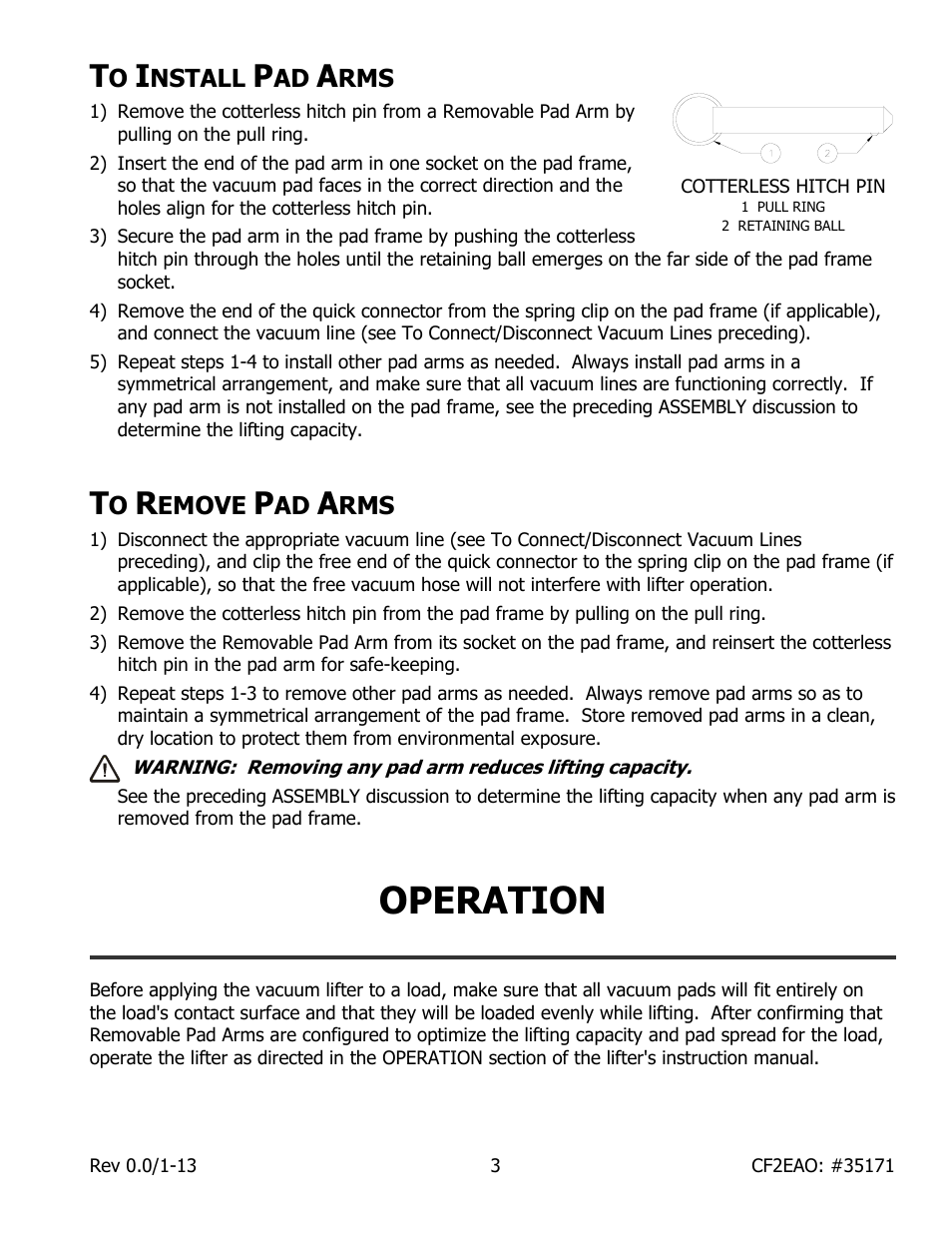 Operation | Wood’s Powr-Grip CF2EAO User Manual | Page 5 / 7