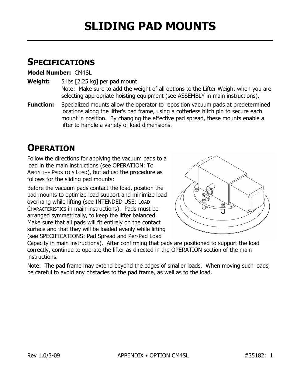 Wood’s Powr-Grip CM4SL User Manual | 2 pages