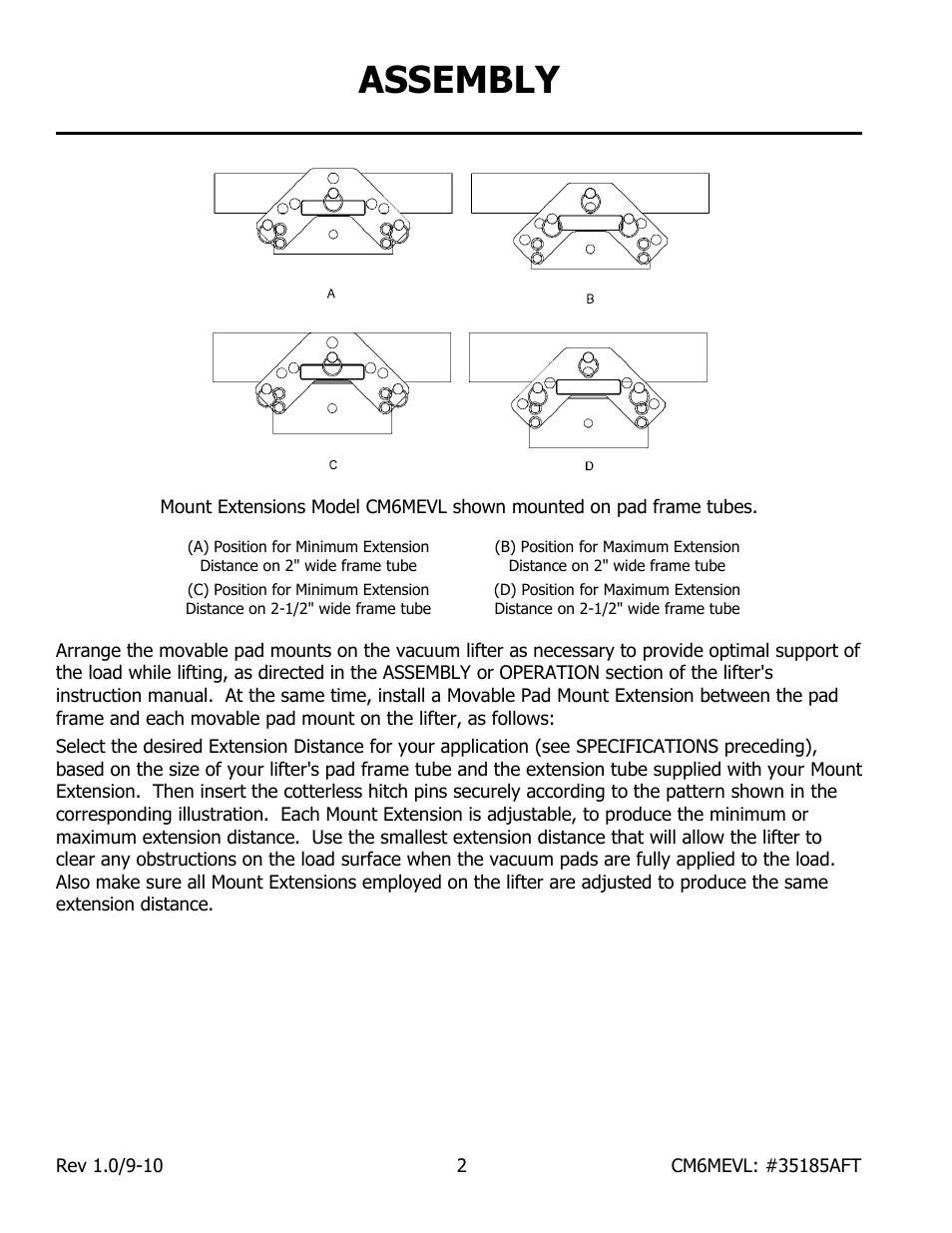 Assembly | Wood’s Powr-Grip CM6MEVL User Manual | Page 4 / 6