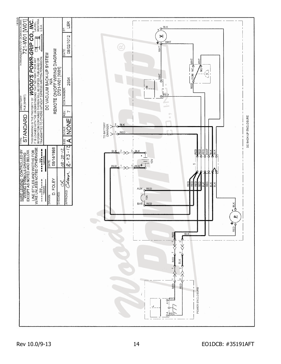 Wood’s Powr-Grip EO1DCB User Manual | Page 16 / 17