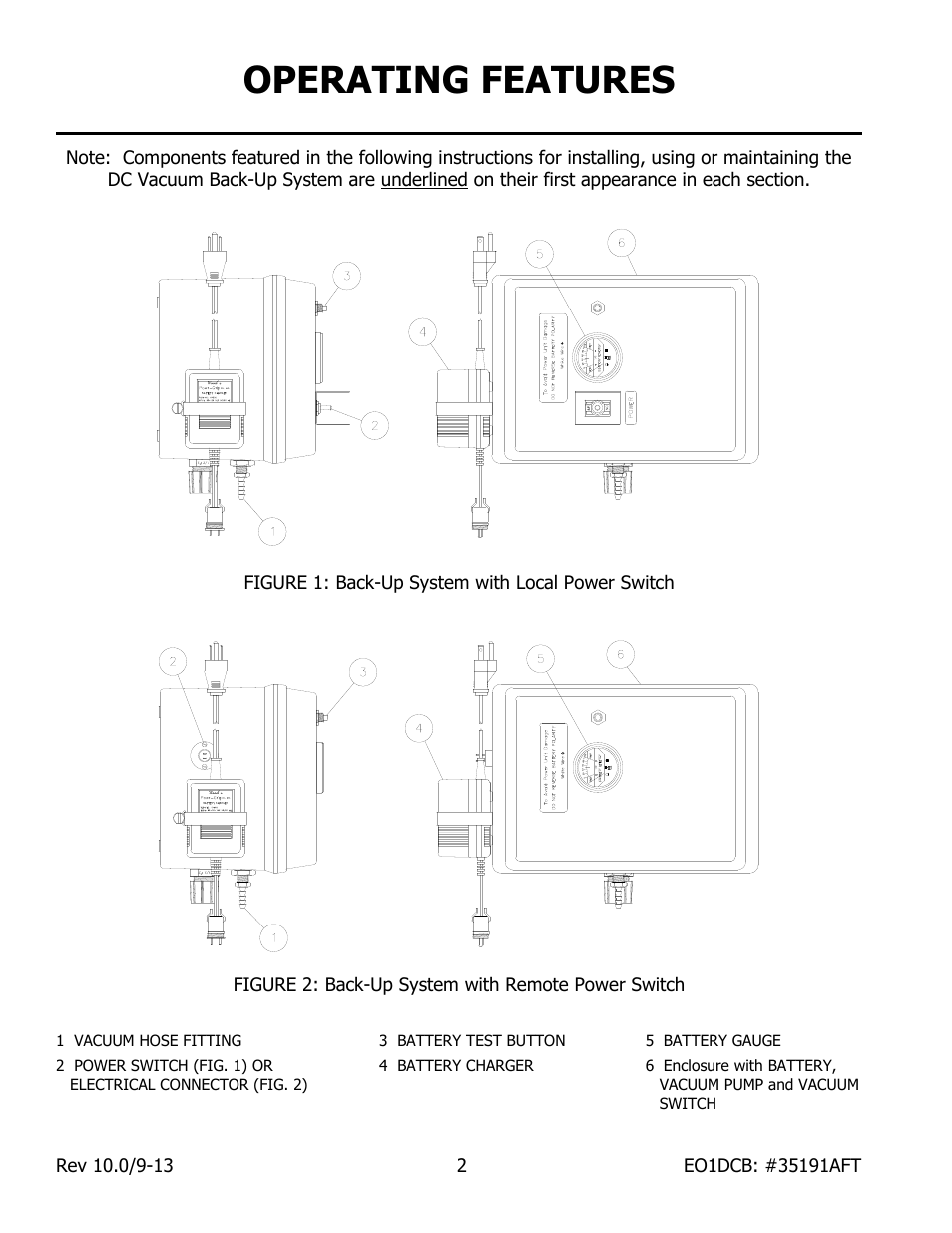 Operating features | Wood’s Powr-Grip EO1DCB User Manual | Page 4 / 17