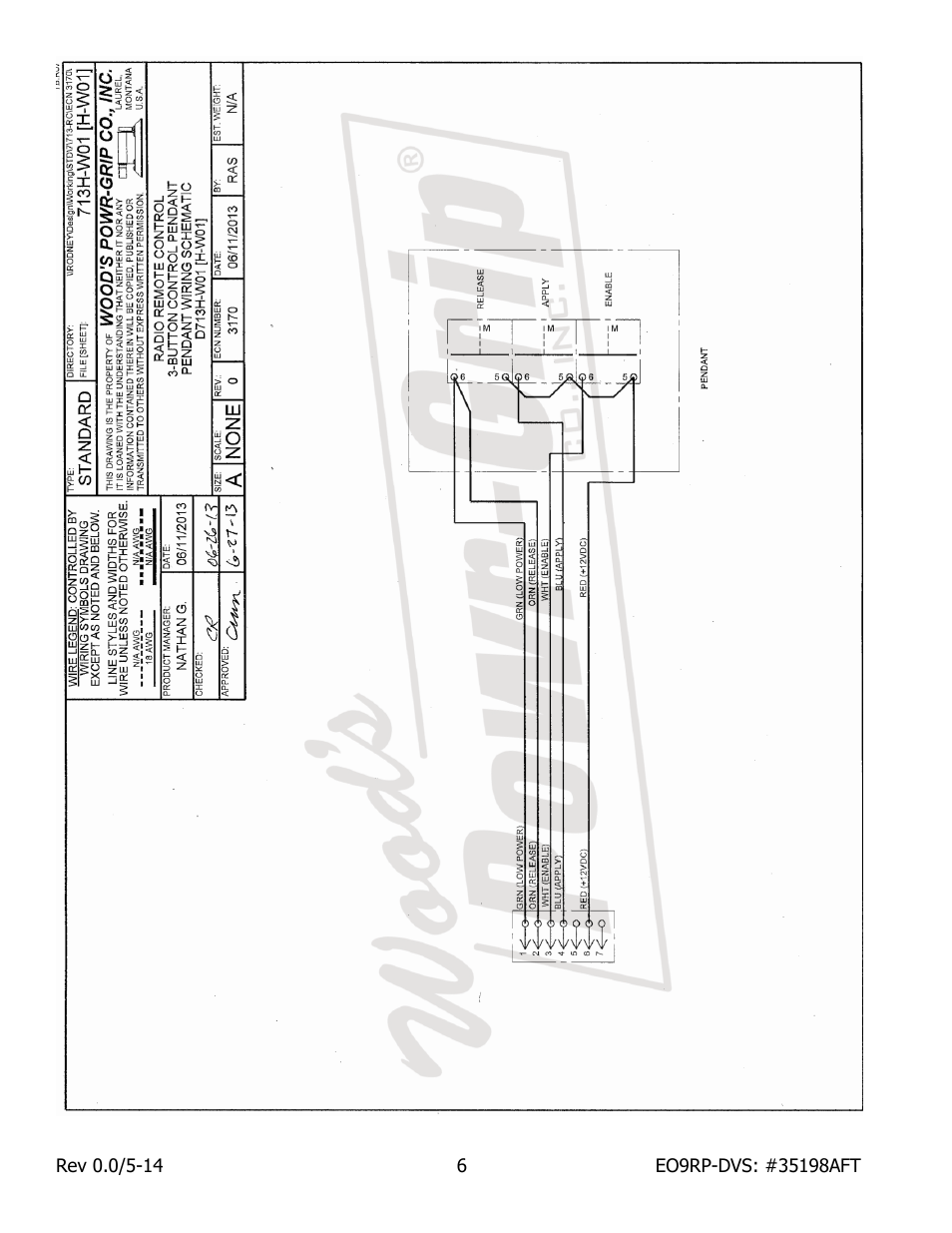 Wood’s Powr-Grip EO9RP User Manual | Page 8 / 9