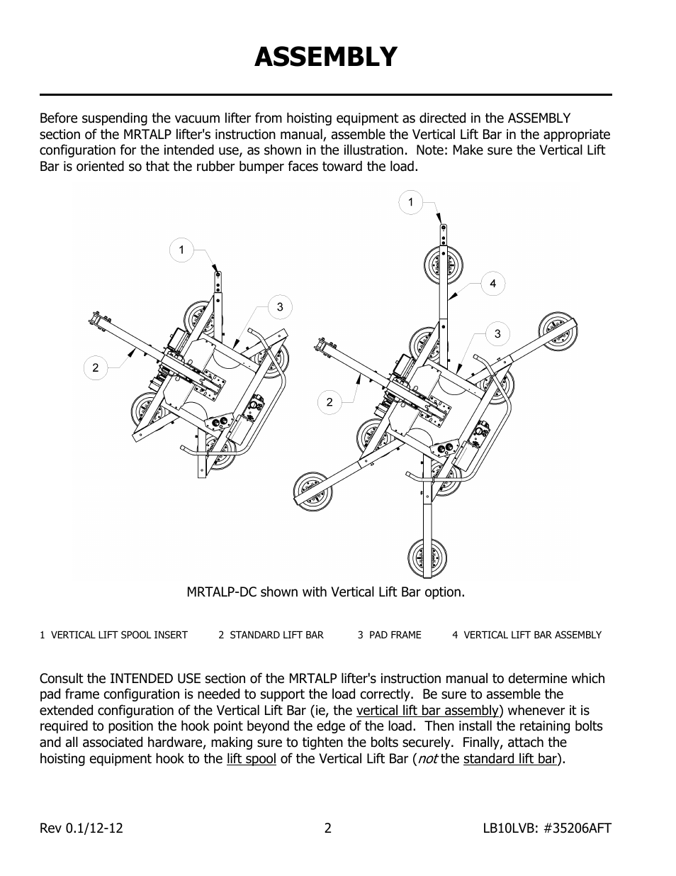 Assembly | Wood’s Powr-Grip LB10VLB User Manual | Page 4 / 6