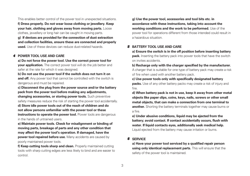 WORX WU381 18V 2.6 Ah Lithium Ion SDS Plus Cordless Rotary Hammer Drill User Manual | Page 3 / 18