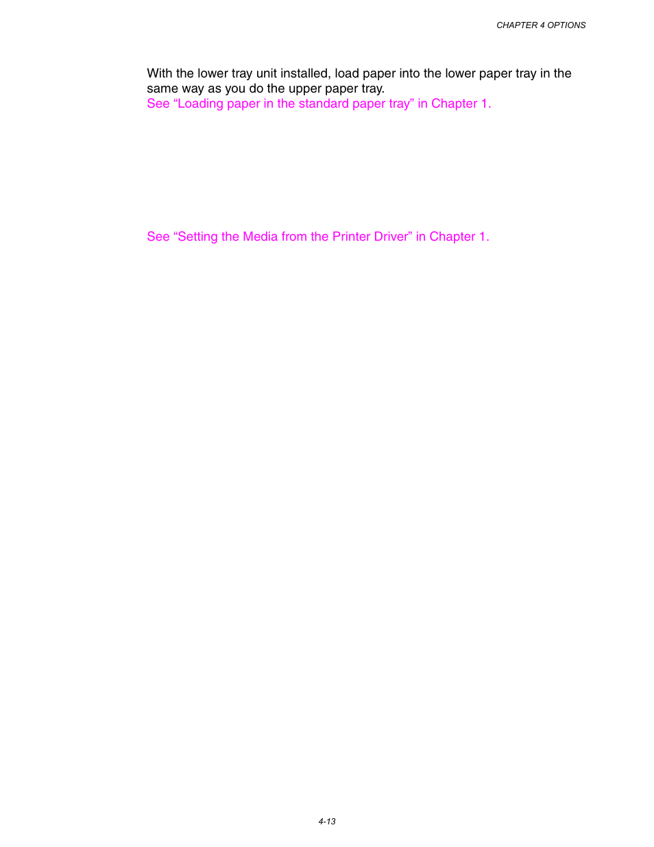 Setting the media from the printer driver, Setting the media from the printer driver -13 | Brother HL-3260N User Manual | Page 136 / 276