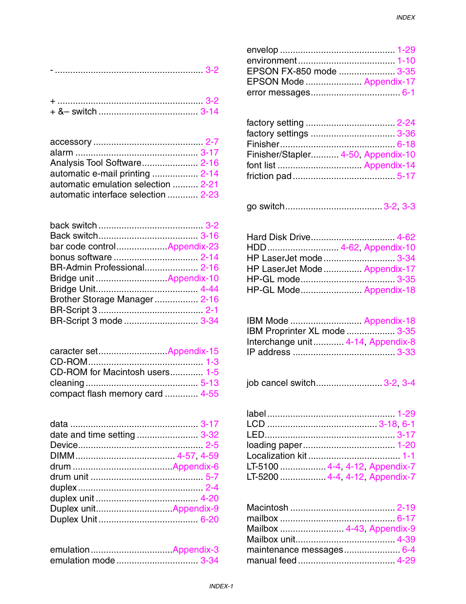 Brother HL-3260N User Manual | Page 275 / 276