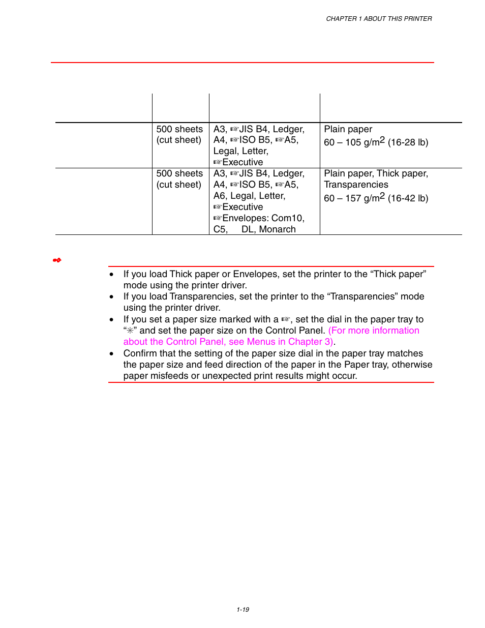 Paper handling | Brother HL-3260N User Manual | Page 43 / 276