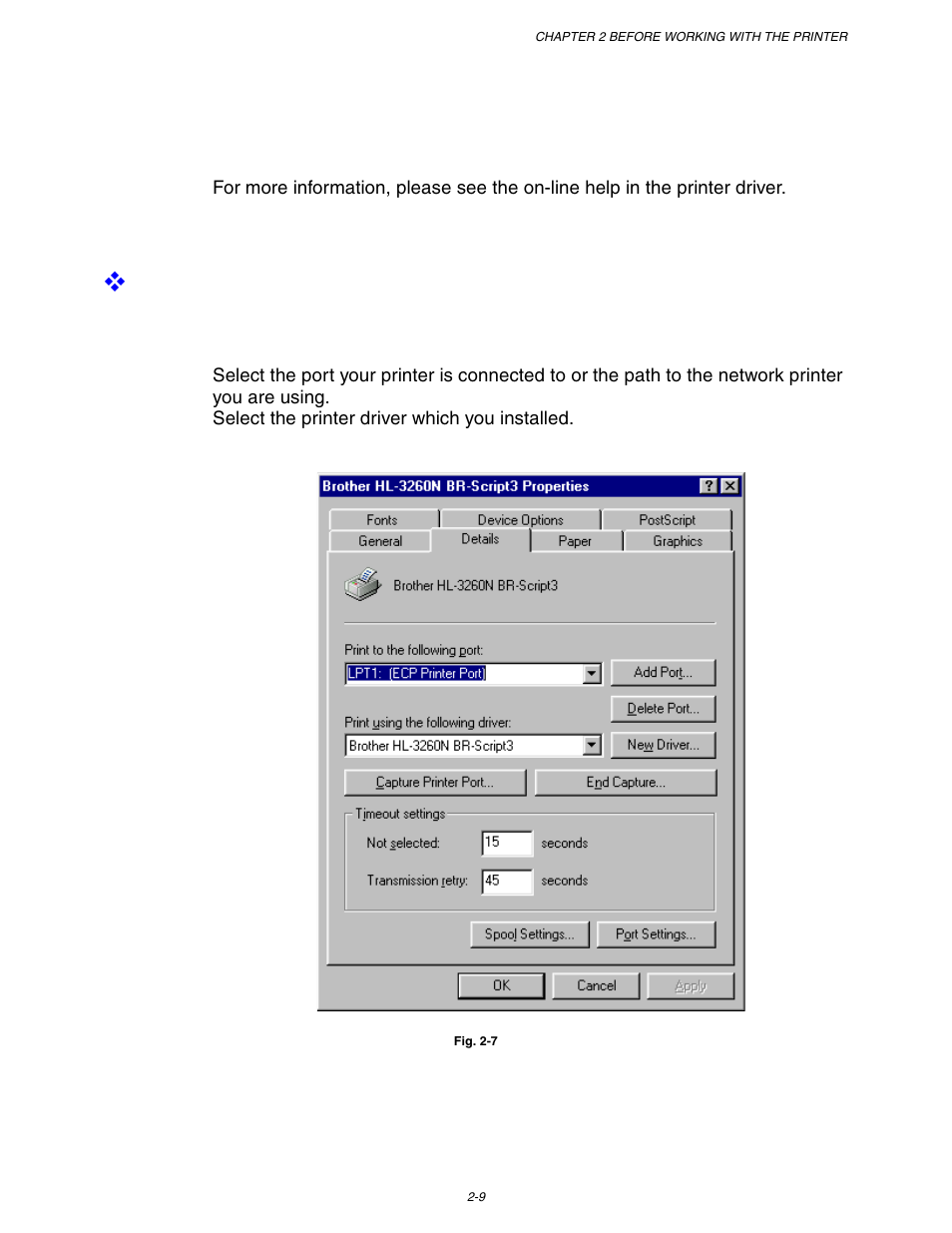 Details tab | Brother HL-3260N User Manual | Page 68 / 276