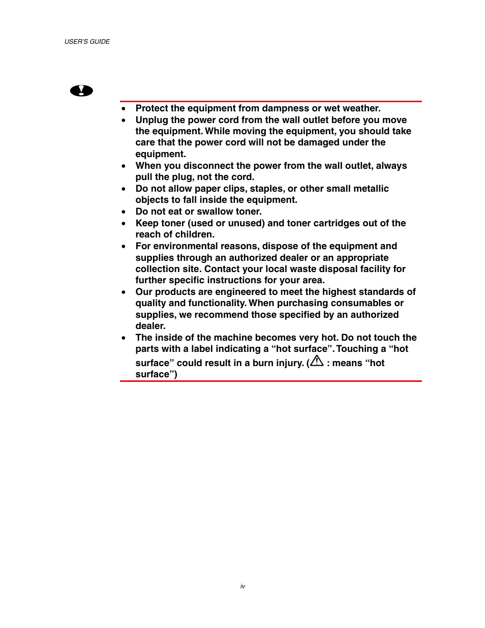 Brother HL-3260N User Manual | Page 8 / 276