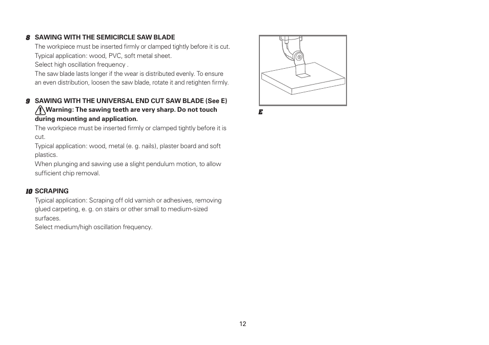 WORX WU670L 250W Sonicrafter 110V User Manual | Page 12 / 16