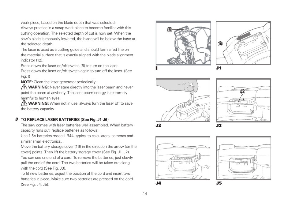 WORX WU420 400W VERSACUT Saw User Manual | Page 14 / 24