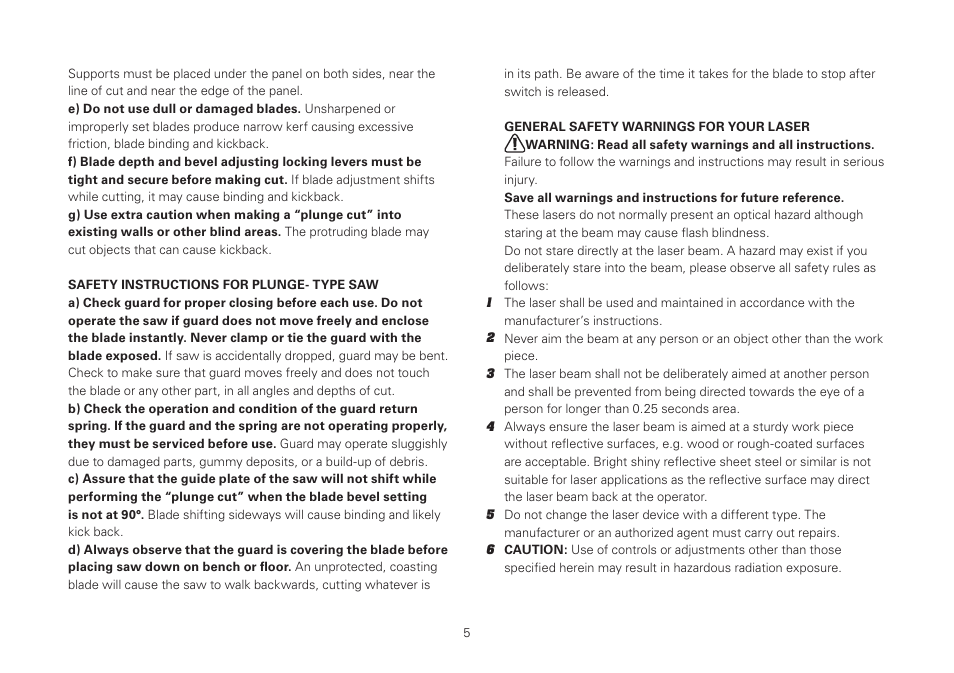 WORX WU420 400W VERSACUT Saw User Manual | Page 5 / 24