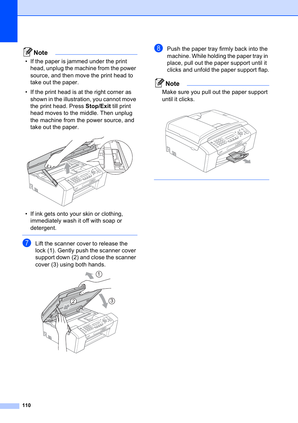 Brother VERSION 0 MFC-250C User Manual | Page 124 / 168