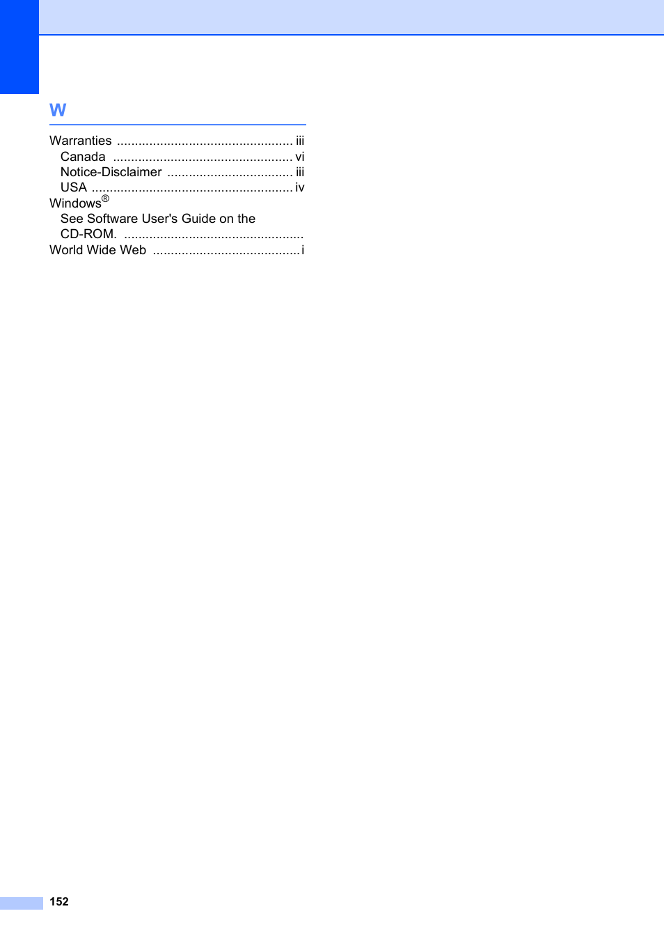 Brother VERSION 0 MFC-250C User Manual | Page 166 / 168
