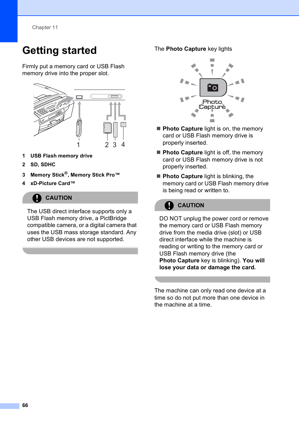 Getting started | Brother VERSION 0 MFC-250C User Manual | Page 80 / 168