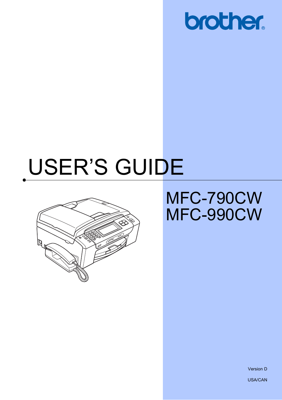 Brother MFC-790CW User Manual | 240 pages