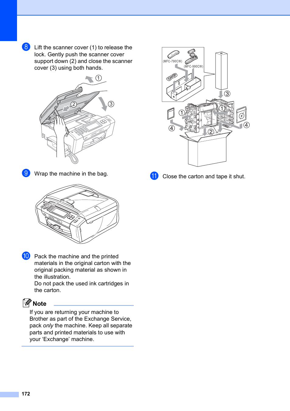 Brother MFC-790CW User Manual | Page 188 / 240