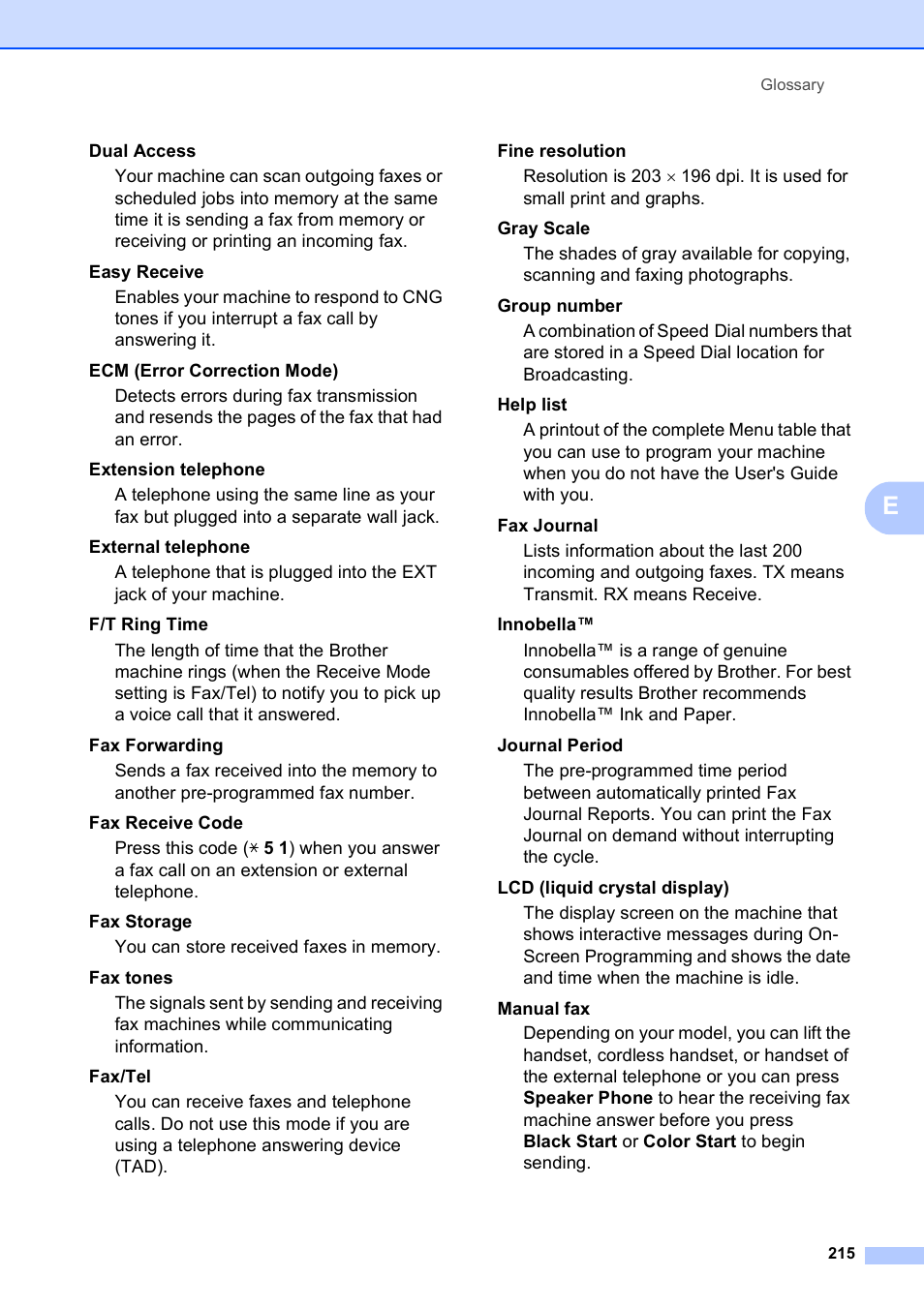 Brother MFC-790CW User Manual | Page 231 / 240