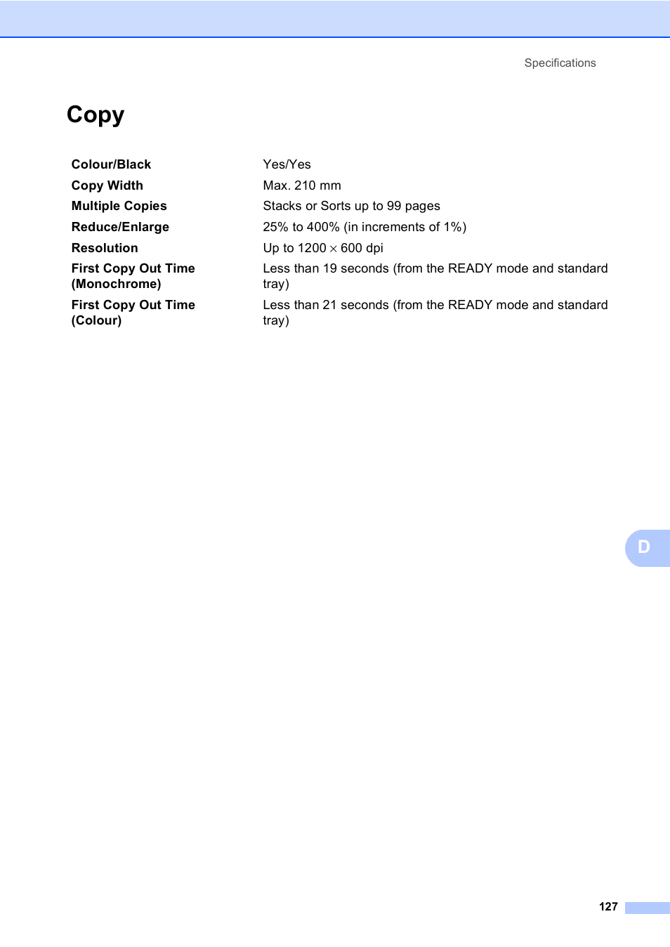 Copy | Brother DCP-9055CDN User Manual | Page 135 / 146