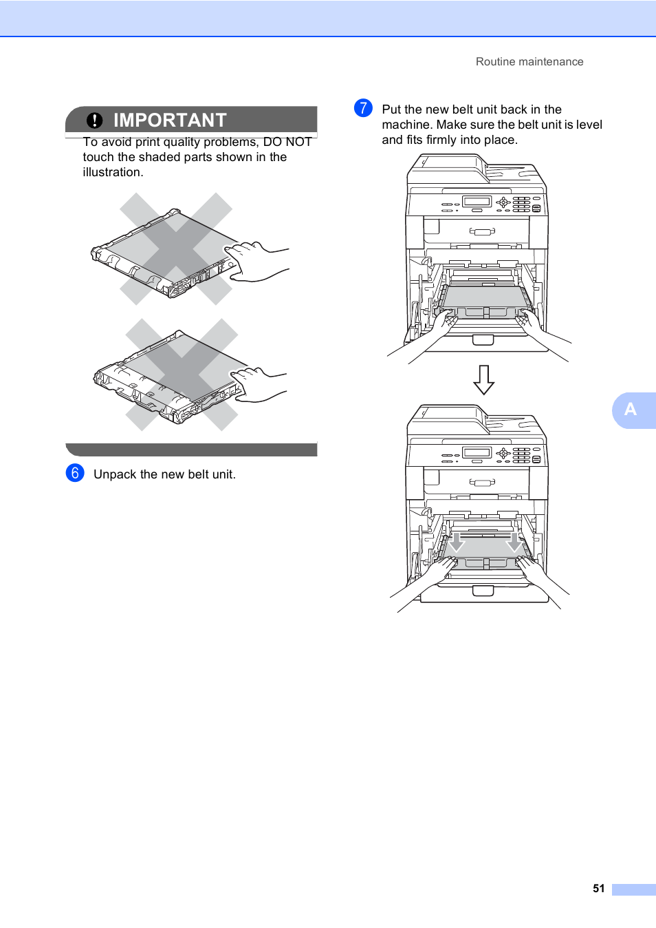 Important | Brother DCP-9055CDN User Manual | Page 59 / 146