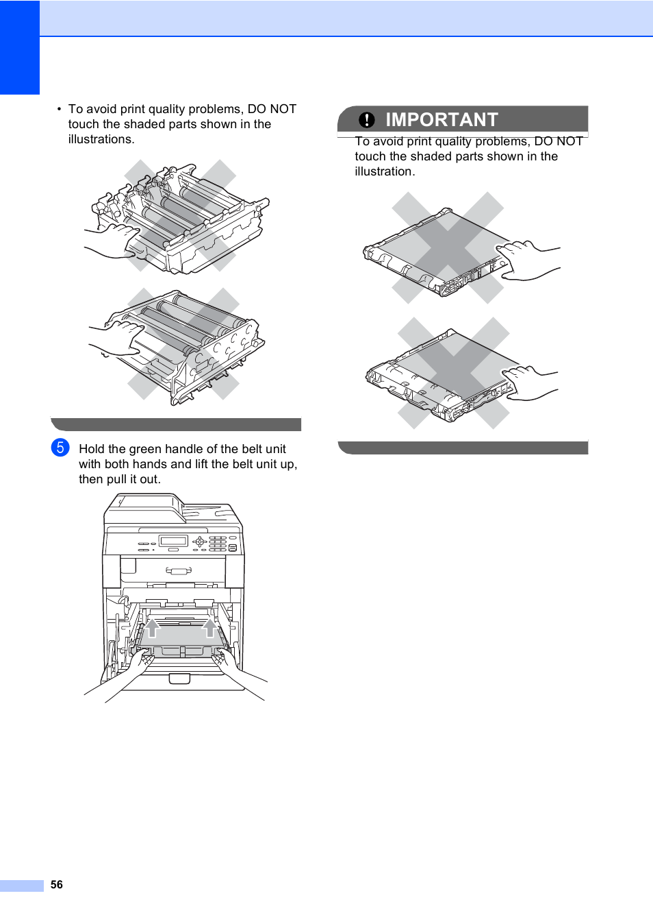 Important | Brother DCP-9055CDN User Manual | Page 64 / 146