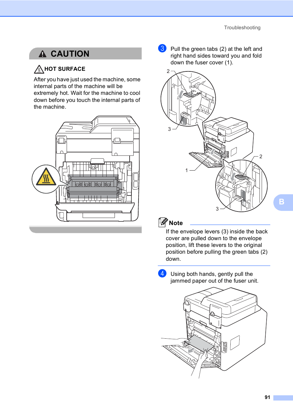 Caution | Brother DCP-9055CDN User Manual | Page 99 / 146